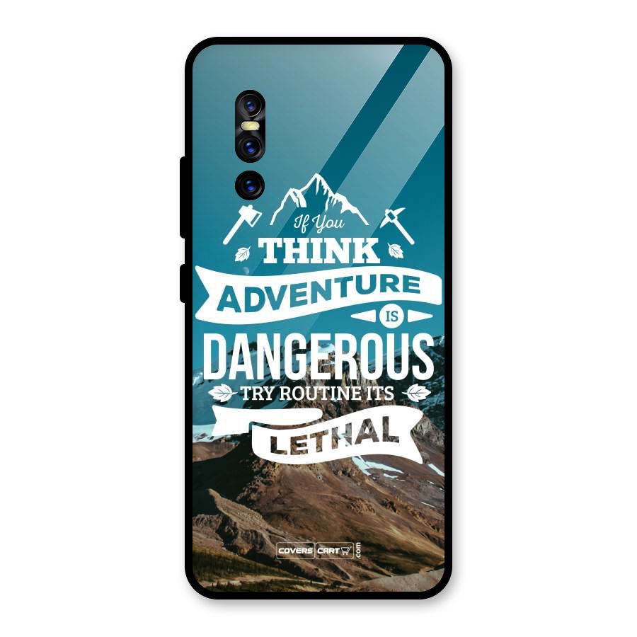 Adventure Dangerous Lethal Glass Back Case for Vivo V15 Pro