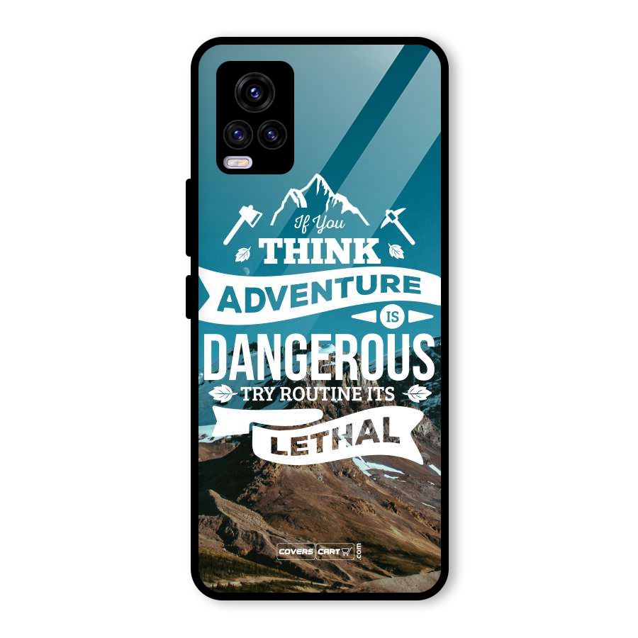Adventure Dangerous Lethal Glass Back Case for Vivo V20