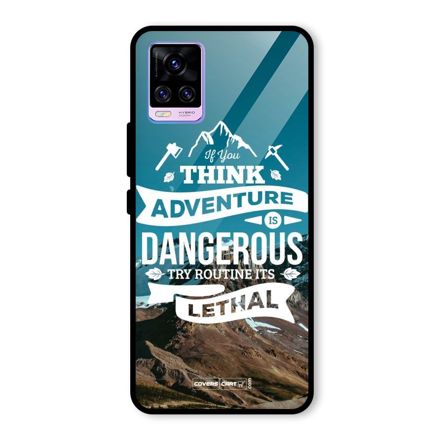 Adventure Dangerous Lethal Glass Back Case for Vivo V20 Pro