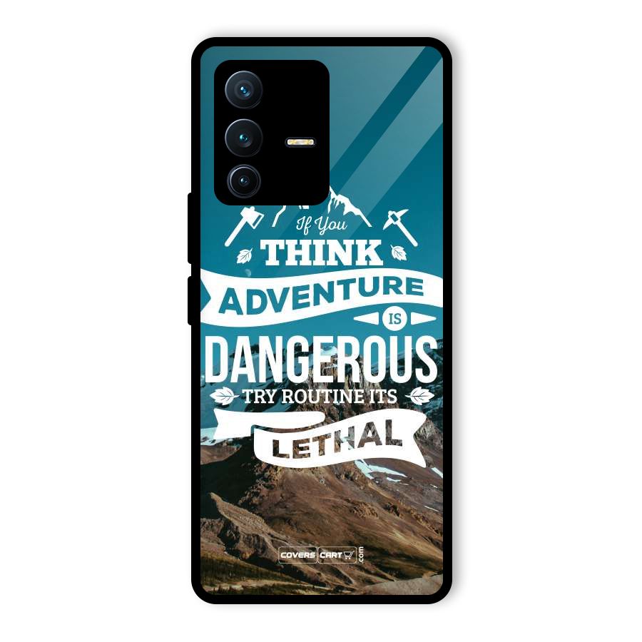 Adventure Dangerous Lethal Glass Back Case for Vivo V23 Pro