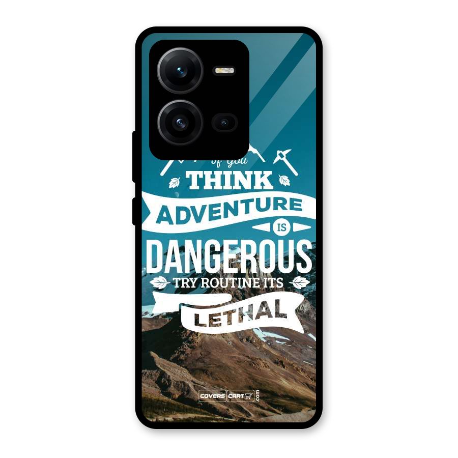 Adventure Dangerous Lethal Glass Back Case for Vivo V25