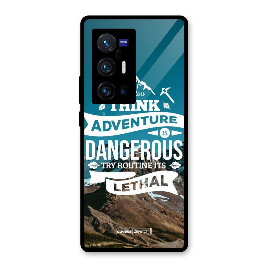 Adventure Dangerous Lethal Glass Back Case for Vivo X70 Pro Plus