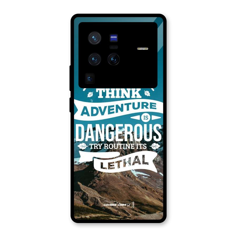 Adventure Dangerous Lethal Glass Back Case for Vivo X80 Pro