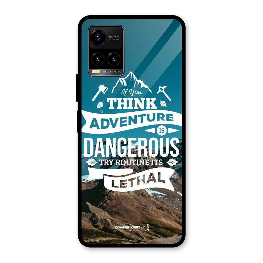 Adventure Dangerous Lethal Glass Back Case for Vivo Y21T