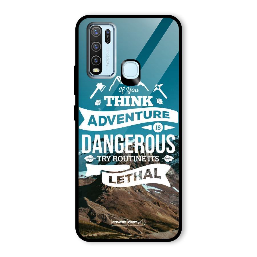 Adventure Dangerous Lethal Glass Back Case for Vivo Y30