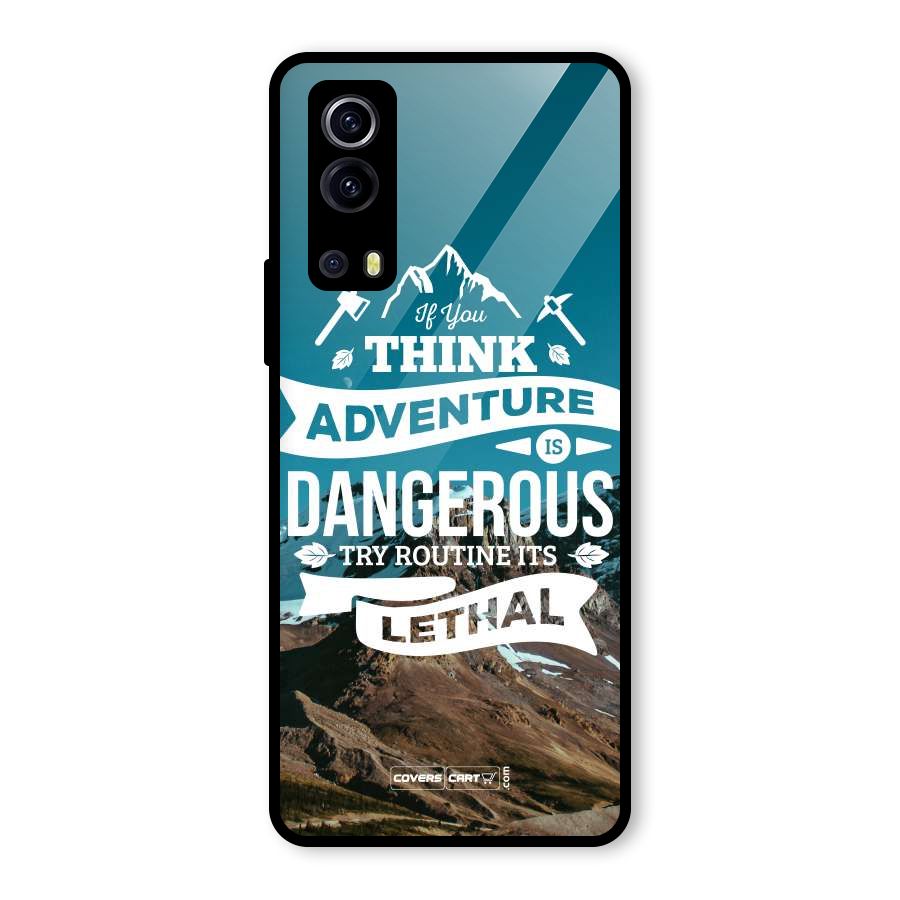 Adventure Dangerous Lethal Glass Back Case for Vivo iQOO Z3