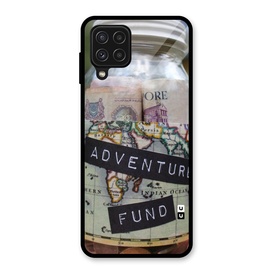 Adventure Fund Glass Back Case for Galaxy A22 4G