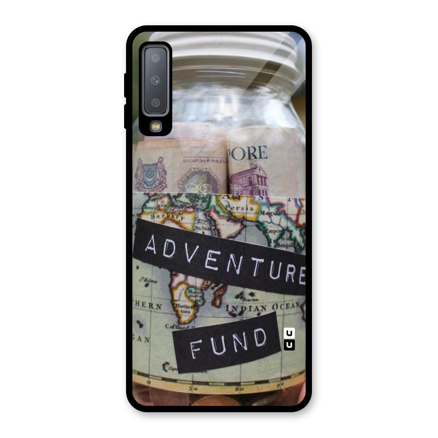 Adventure Fund Glass Back Case for Galaxy A7 (2018)