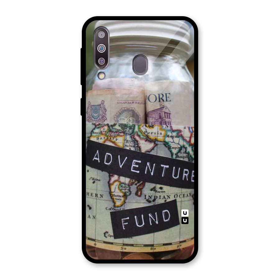 Adventure Fund Glass Back Case for Galaxy M30