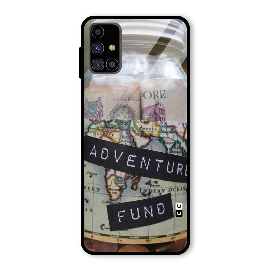 Adventure Fund Glass Back Case for Galaxy M31s