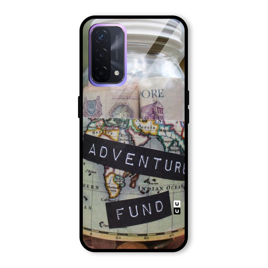 Adventure Fund Glass Back Case for Oppo A74 5G
