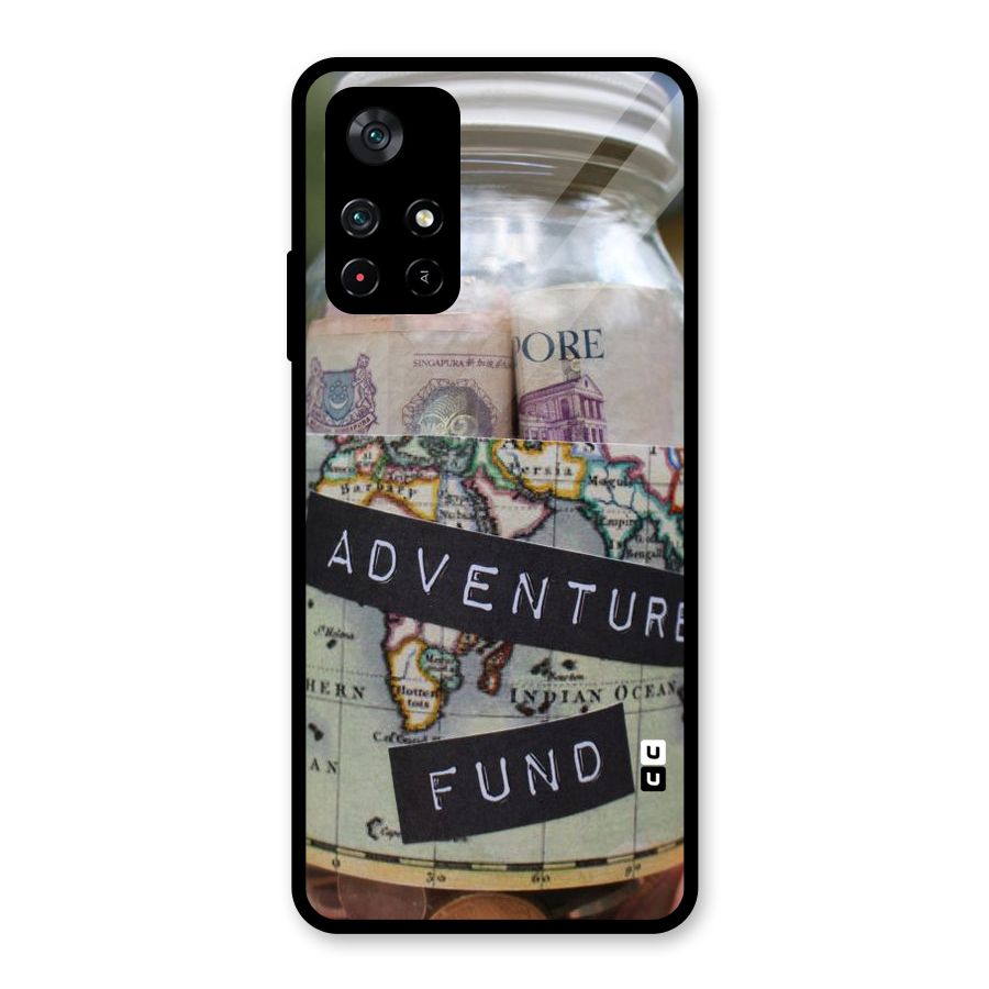 Adventure Fund Glass Back Case for Poco M4 Pro 5G