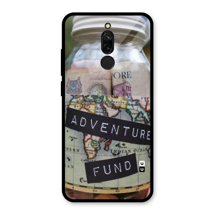 Adventure Fund Glass Back Case for Redmi 8