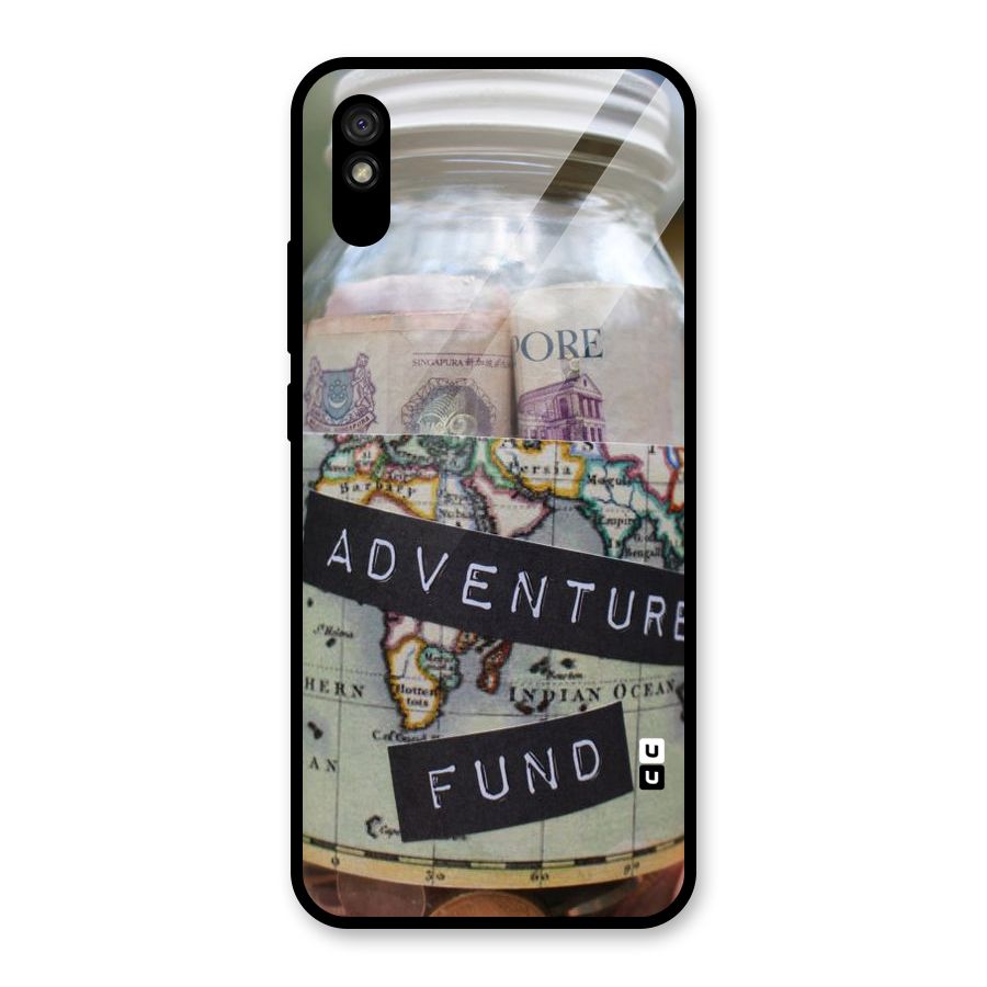 Adventure Fund Glass Back Case for Redmi 9i