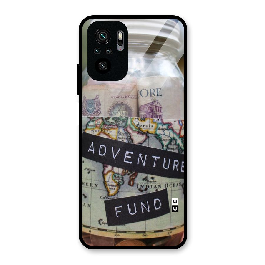 Adventure Fund Glass Back Case for Redmi Note 10S