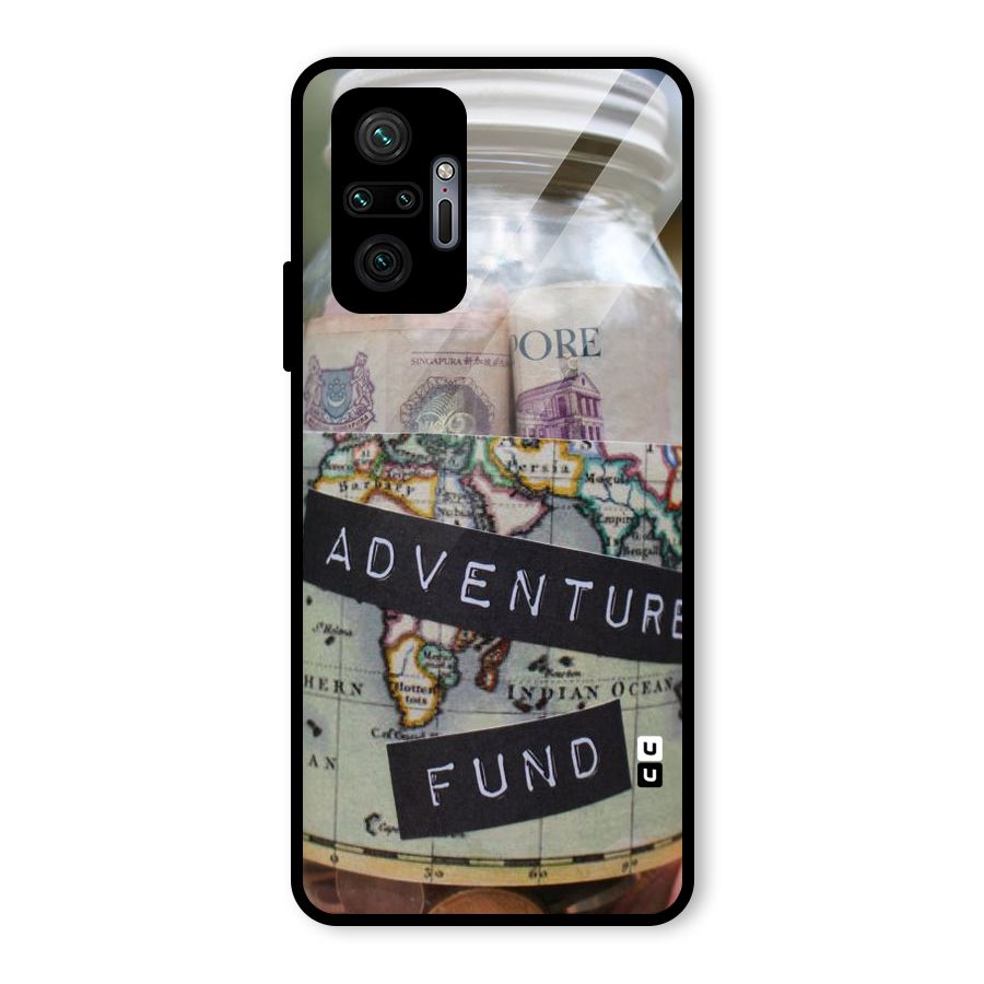 Adventure Fund Glass Back Case for Redmi Note 10 Pro Max
