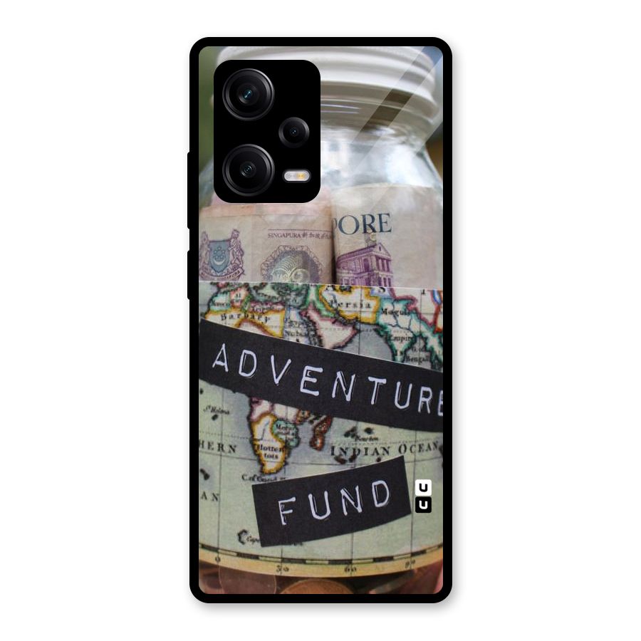 Adventure Fund Glass Back Case for Redmi Note 12 Pro