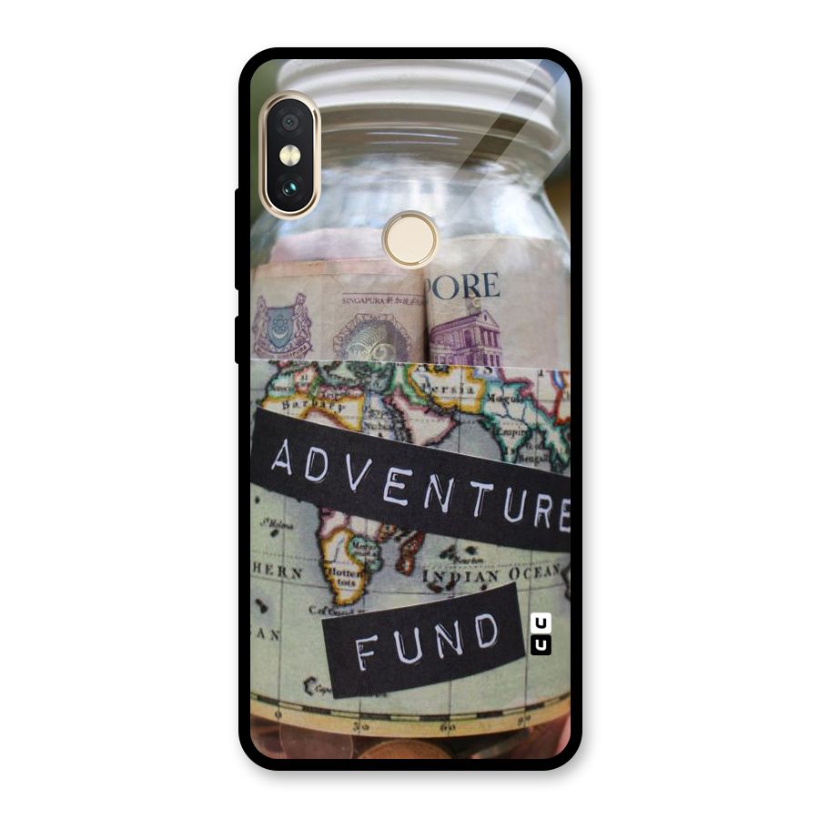 Adventure Fund Glass Back Case for Redmi Note 5 Pro