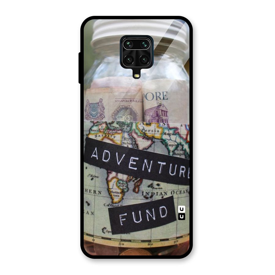 Adventure Fund Glass Back Case for Redmi Note 9 Pro Max