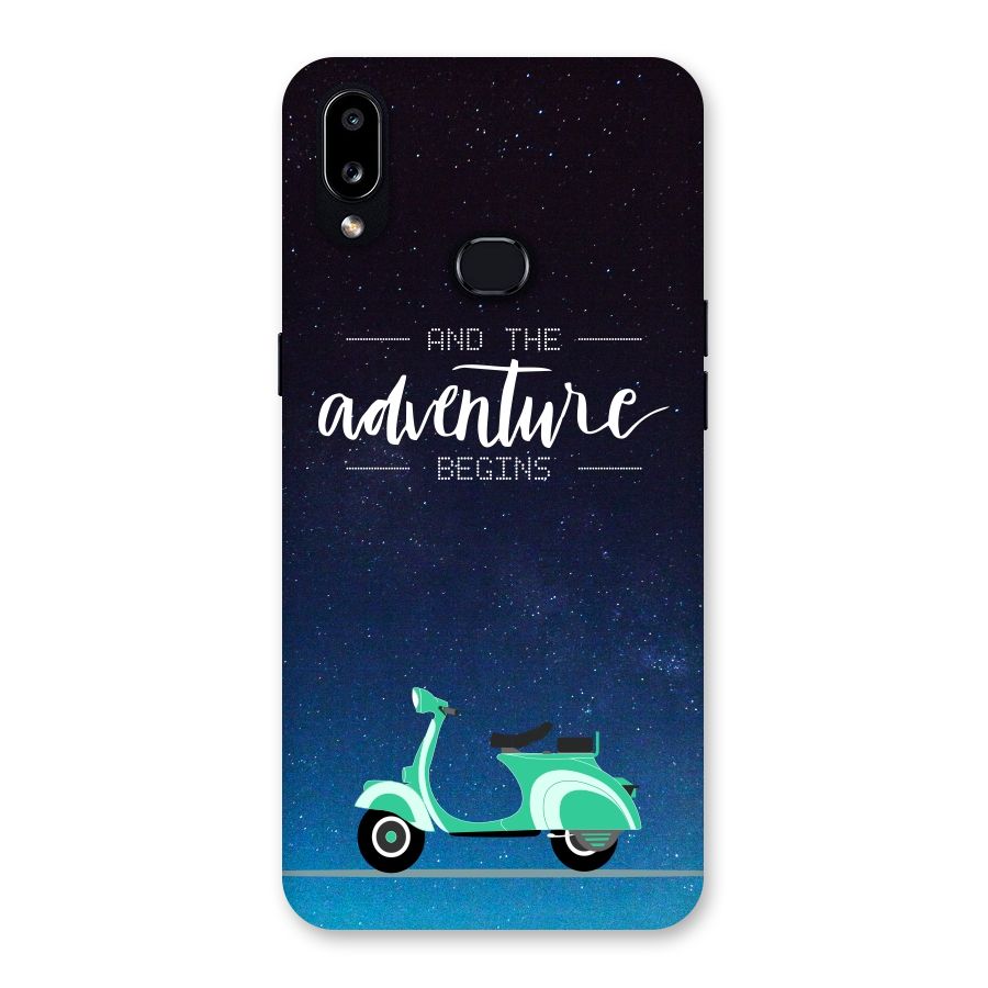 Adventure Scooter Back Case for Galaxy A10s