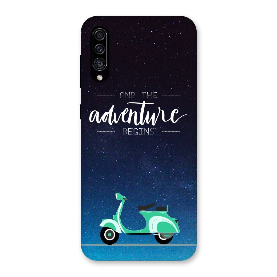 Adventure Scooter Back Case for Galaxy A30s