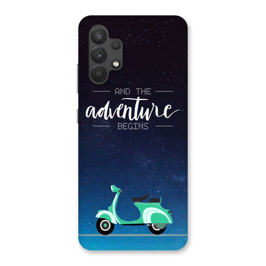 Adventure Scooter Back Case for Galaxy A32