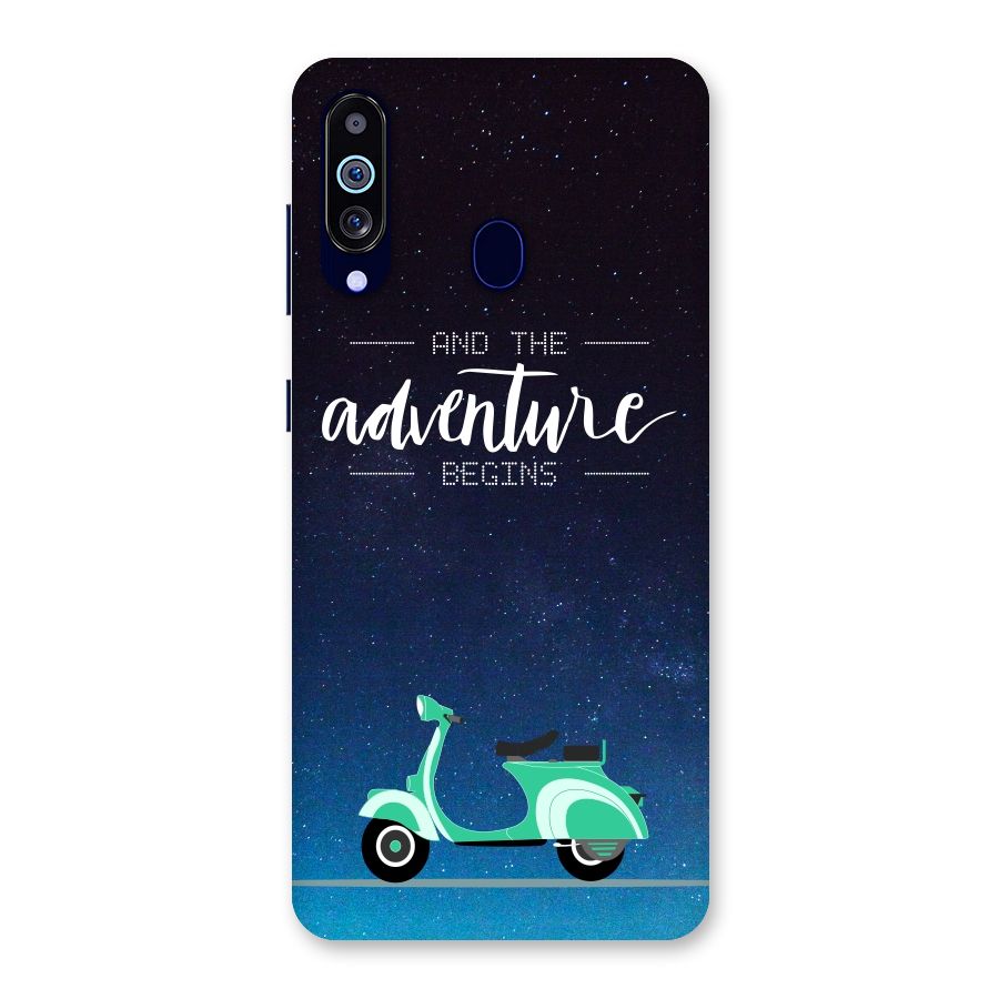Adventure Scooter Back Case for Galaxy A60