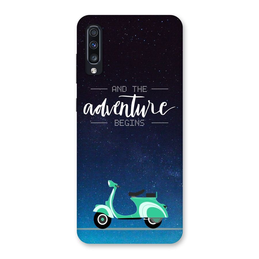 Adventure Scooter Back Case for Galaxy A70