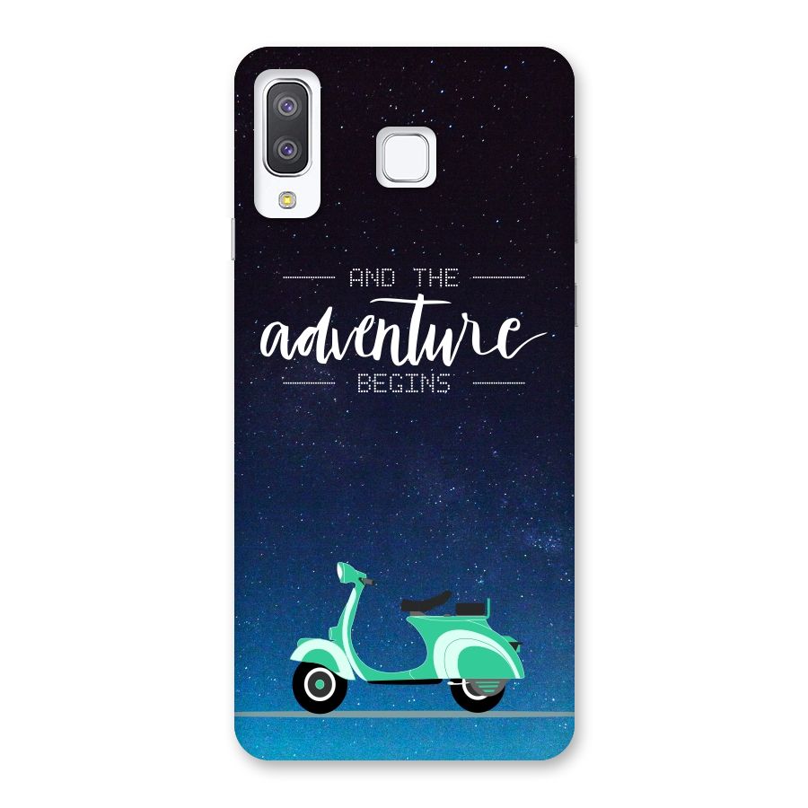 Adventure Scooter Back Case for Galaxy A8 Star