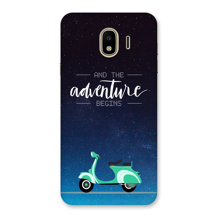 Adventure Scooter Back Case for Galaxy J4