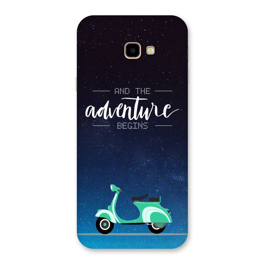 Adventure Scooter Back Case for Galaxy J4 Plus