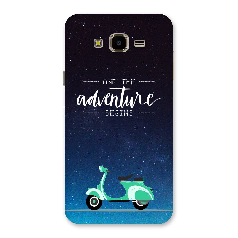 Adventure Scooter Back Case for Galaxy J7 Nxt