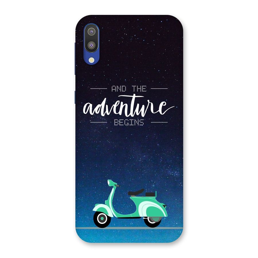 Adventure Scooter Back Case for Galaxy M10