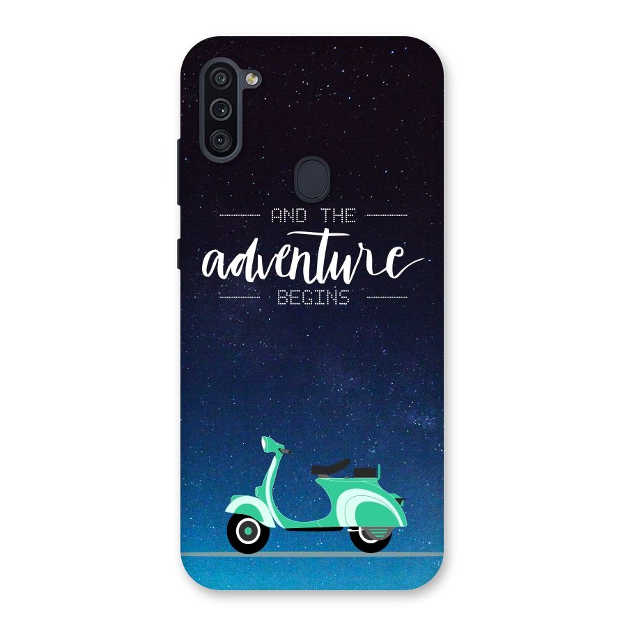 Adventure Scooter Back Case for Galaxy M11