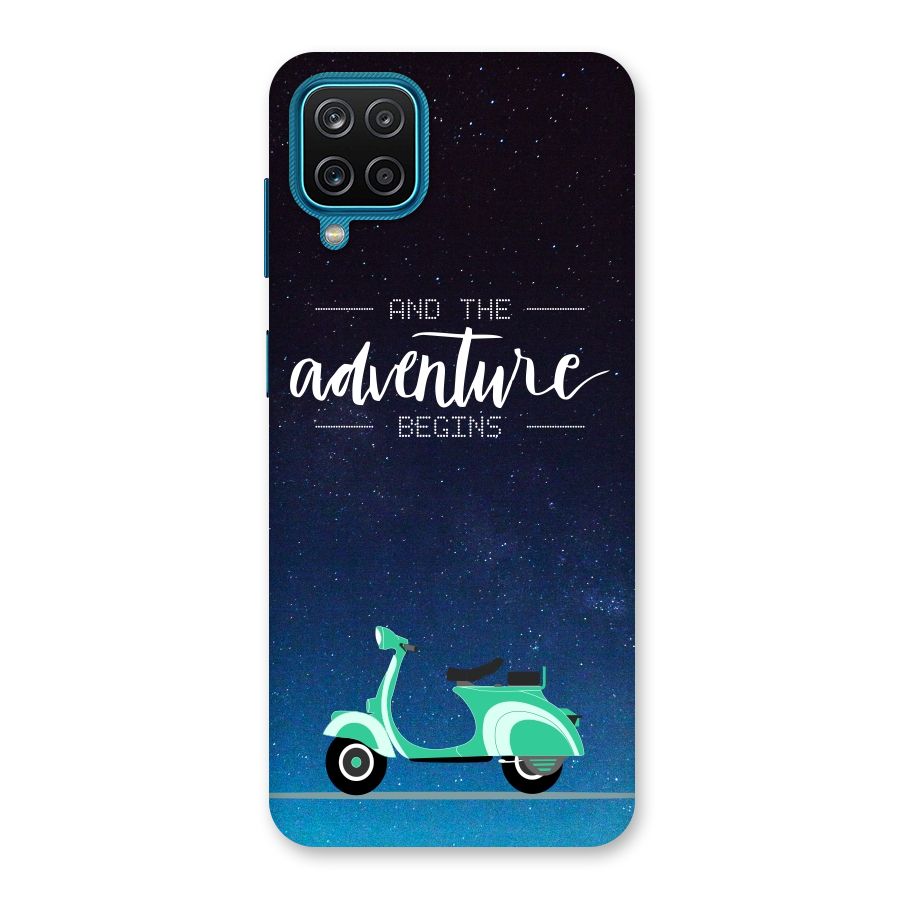 Adventure Scooter Back Case for Galaxy M12