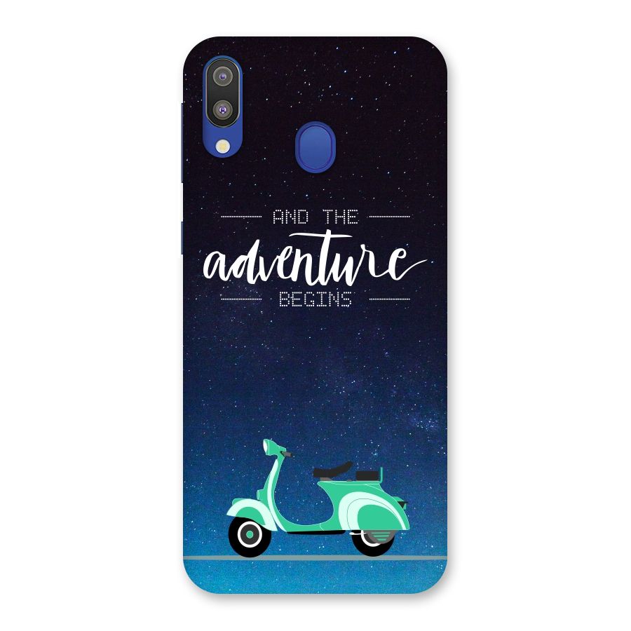 Adventure Scooter Back Case for Galaxy M20