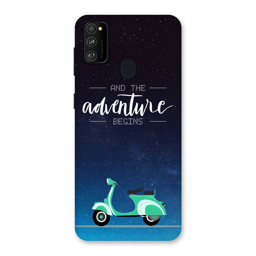 Adventure Scooter Back Case for Galaxy M30s