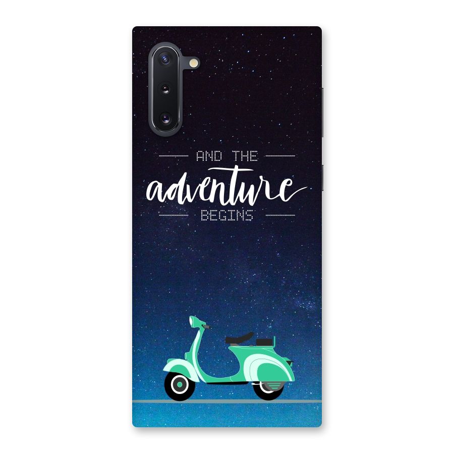 Adventure Scooter Back Case for Galaxy Note 10