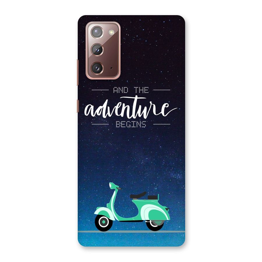 Adventure Scooter Back Case for Galaxy Note 20