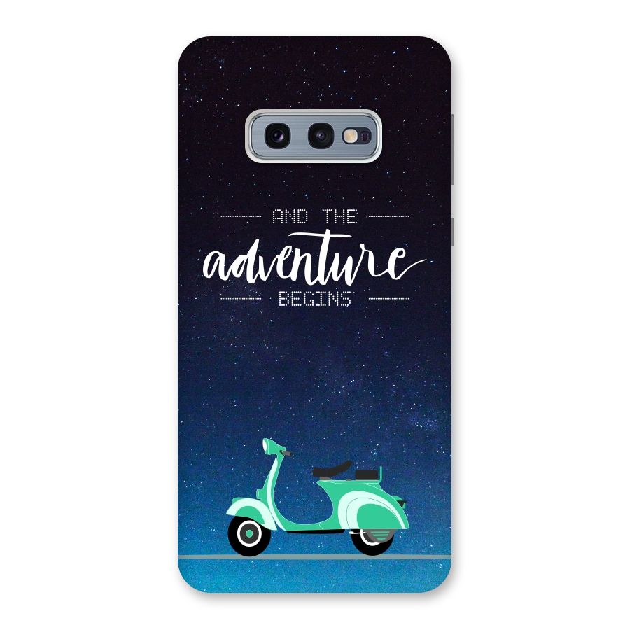 Adventure Scooter Back Case for Galaxy S10e