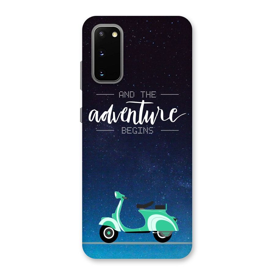 Adventure Scooter Back Case for Galaxy S20