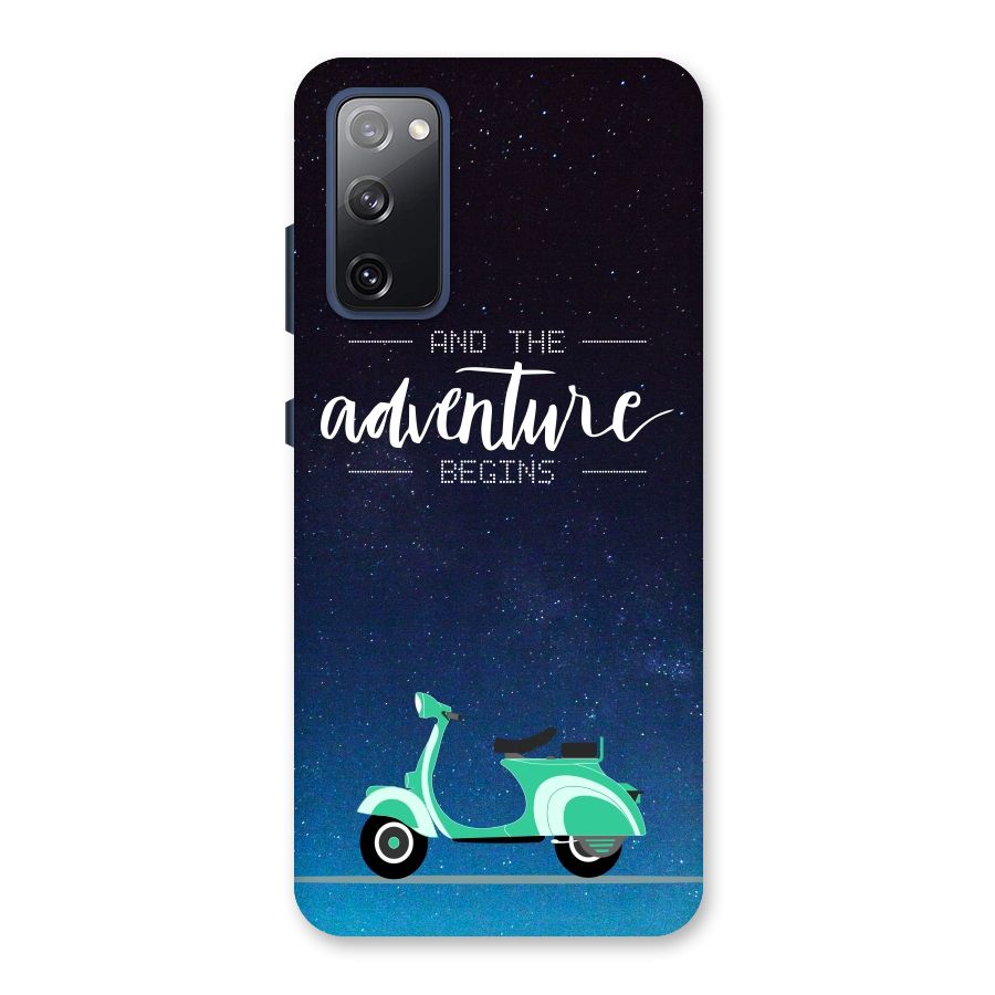 Adventure Scooter Back Case for Galaxy S20 FE