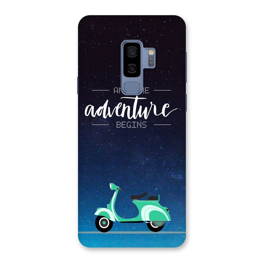 Adventure Scooter Back Case for Galaxy S9 Plus