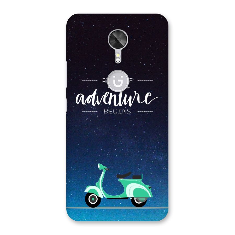 Adventure Scooter Back Case for Gionee A1