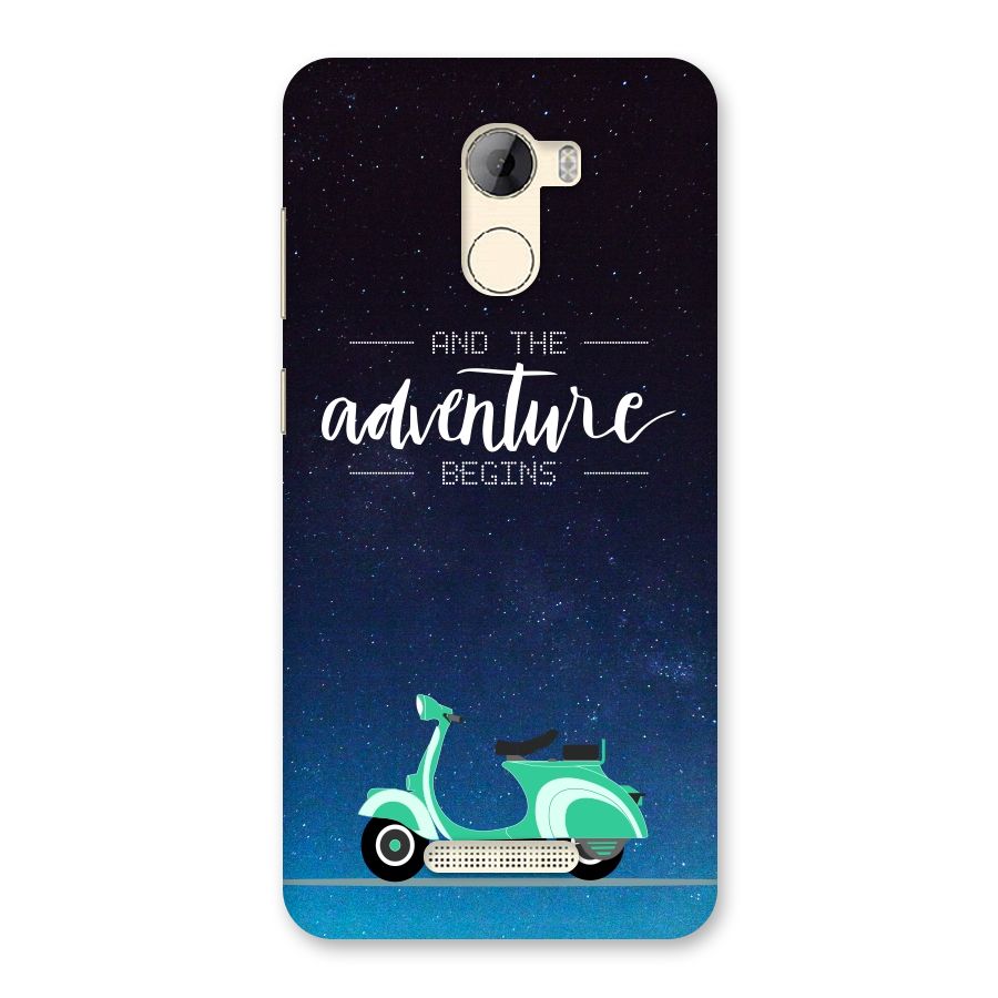 Adventure Scooter Back Case for Gionee A1 LIte