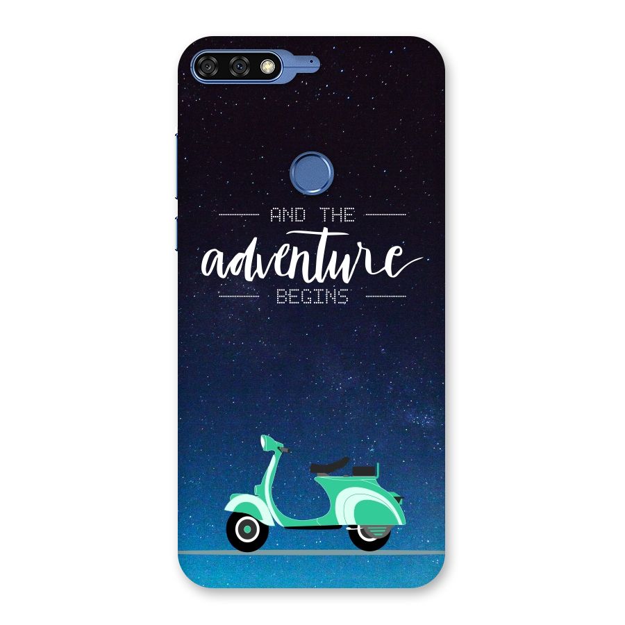 Adventure Scooter Back Case for Honor 7C