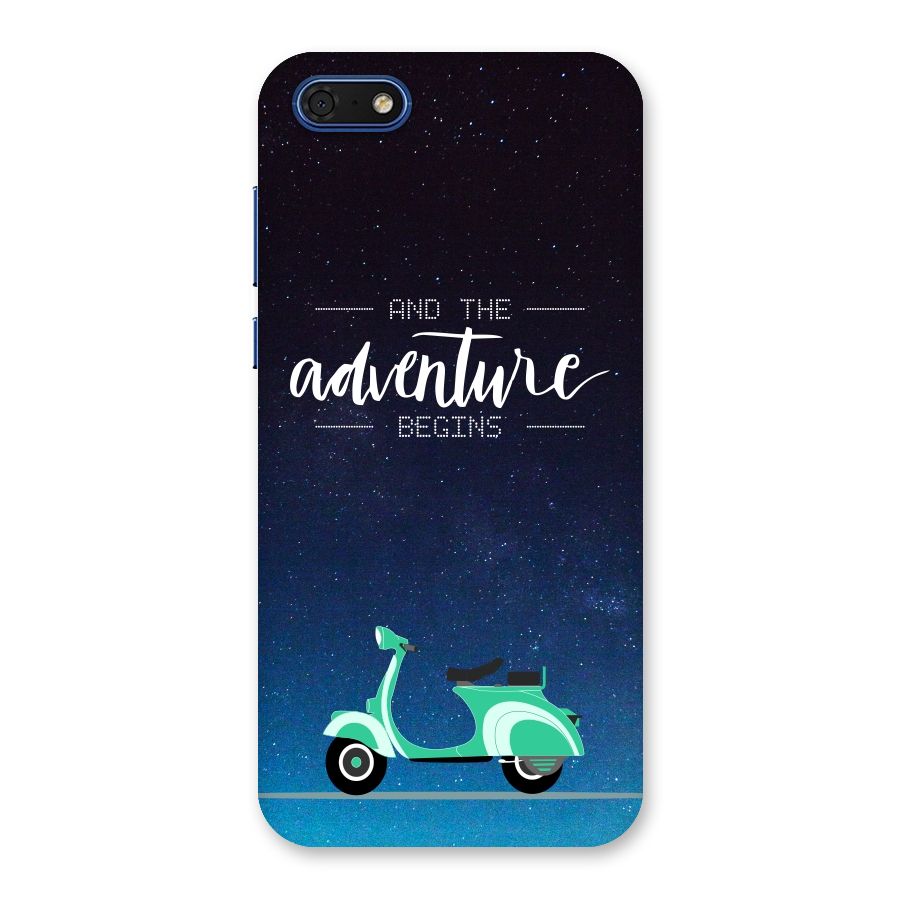 Adventure Scooter Back Case for Honor 7s