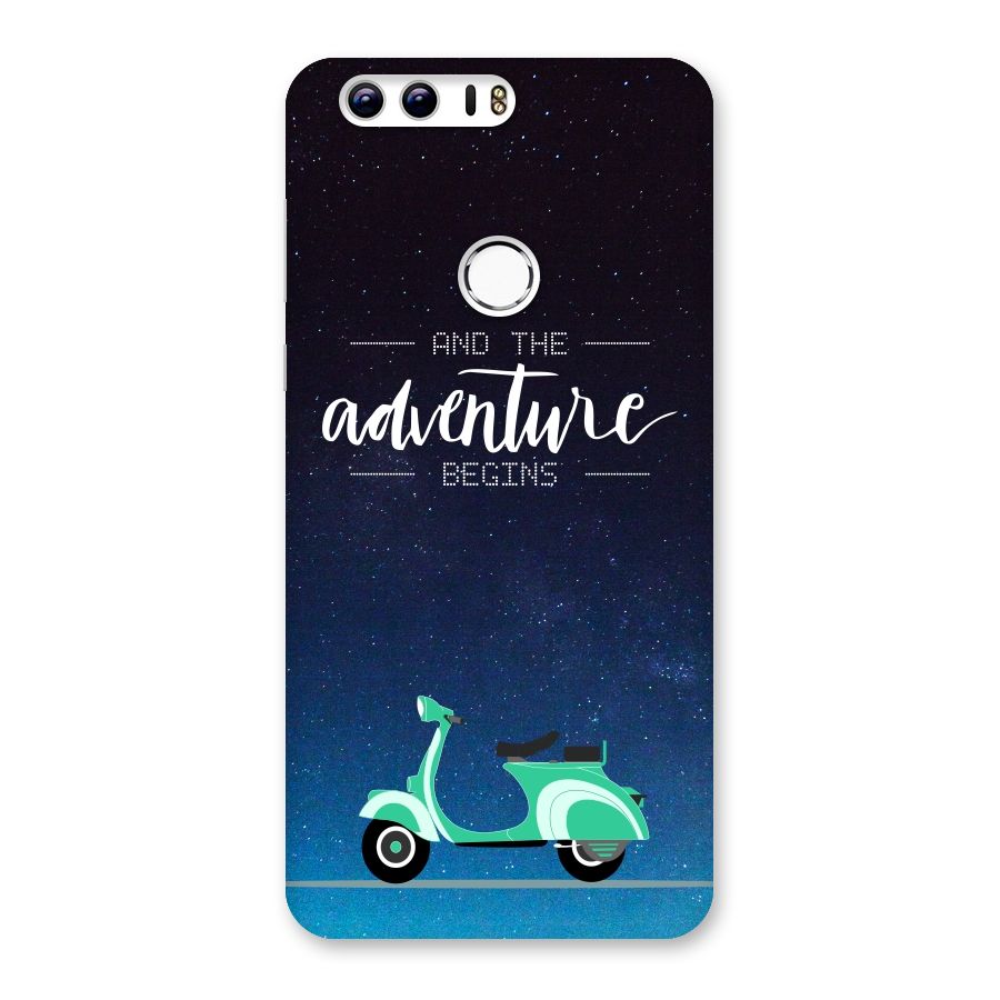 Adventure Scooter Back Case for Honor 8