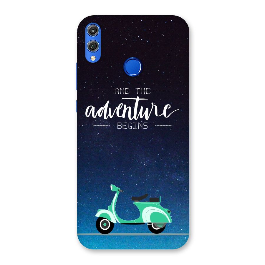 Adventure Scooter Back Case for Honor 8X