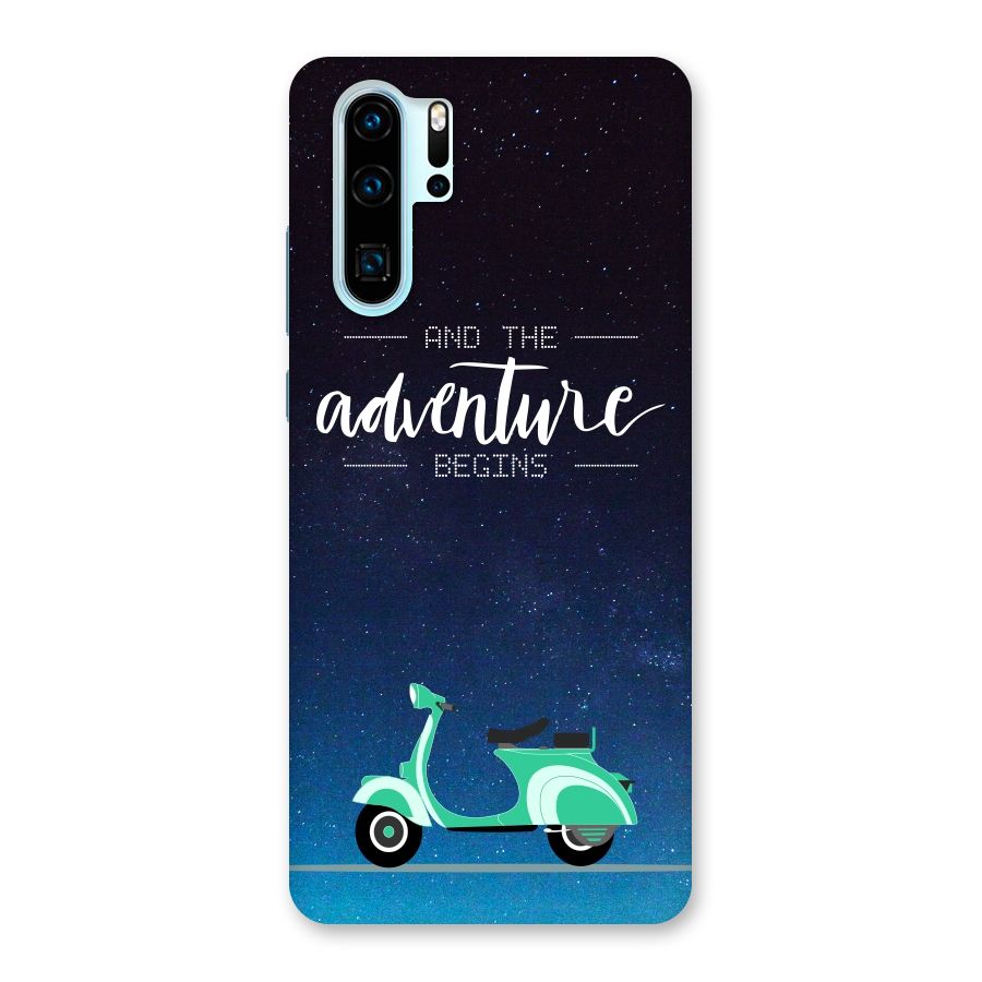 Adventure Scooter Back Case for Huawei P30 Pro